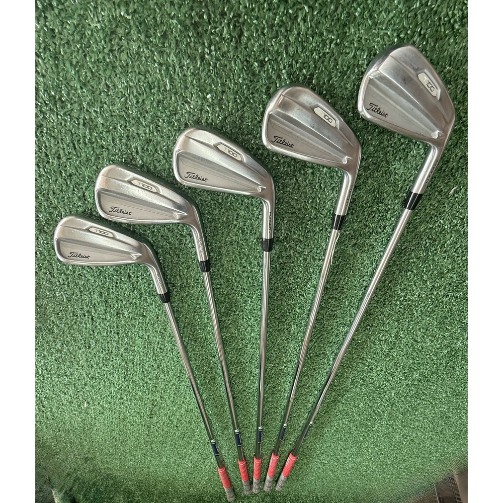 Titleist T100 Iron Set 5-9 2021 Forged Irons Project X Rifle 5.5 Regular Flex